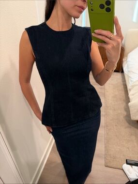 Zara Denim Top